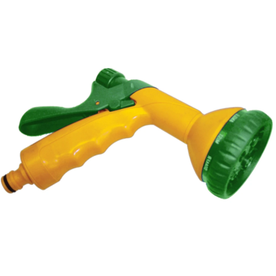 Пистолет-распылитель 10-позиционный пластиковый с фиксатором потока VERANO 72-010