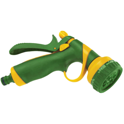 Пистолет-распылитель 8-позиционный пластиковый с фиксатором потока VERANO 72-012