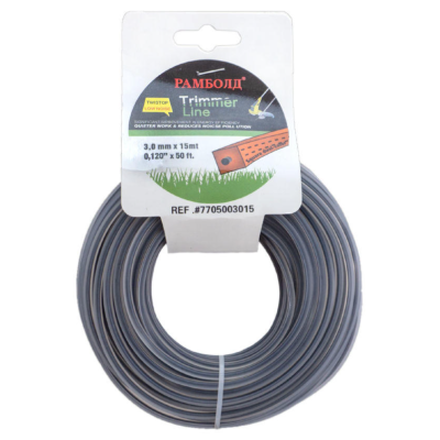 Леска для триммера Рамболд - 3,0мм*15м звезда