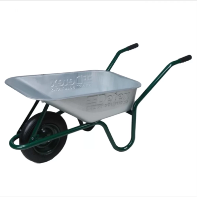 Тележка строительная 85л 1-е колесо, DETEX (усиленная, с полиу.колесом)