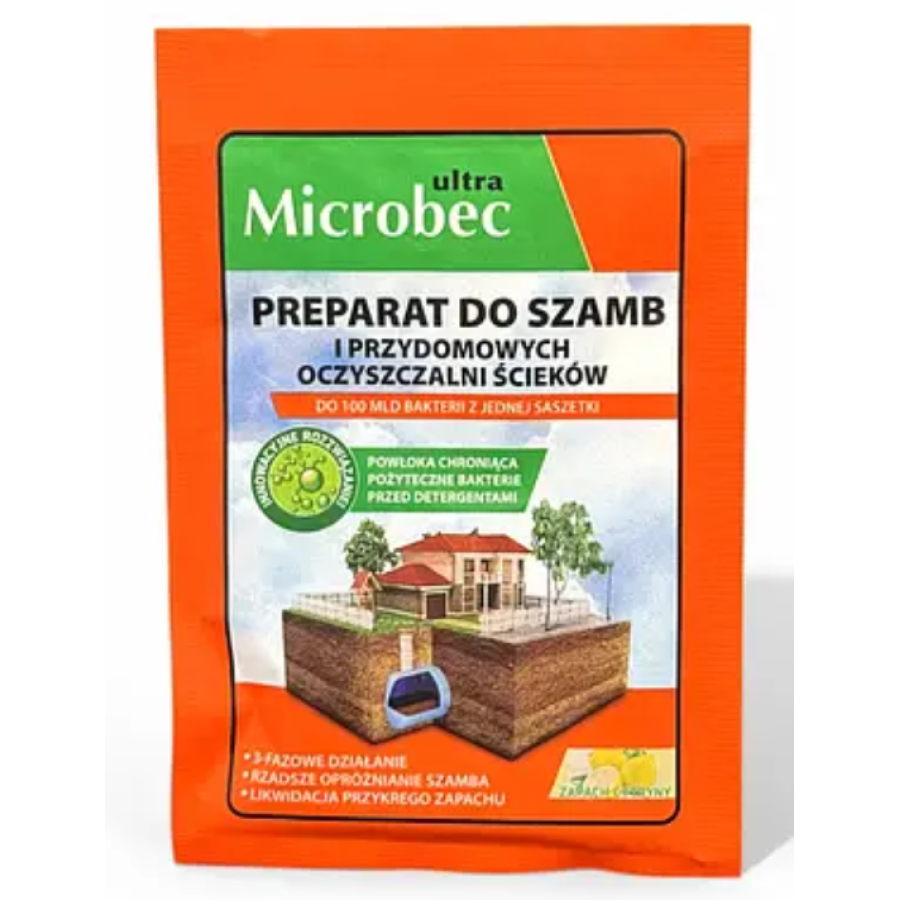 Біодеструктор для вигрібних ям та септиків Microbec Ultra - 25г - фото 1
