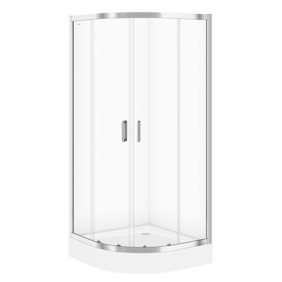 Душевая кабина CERSANIT Shower enclosure arteco halfround 90*90*190 - фото 1
