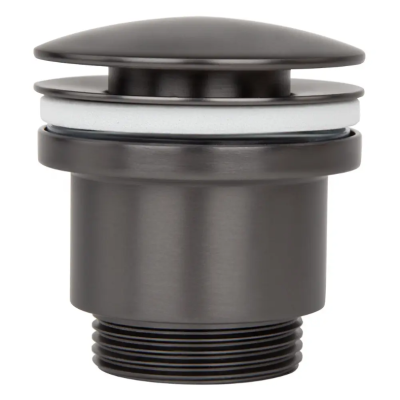 Донный клапан ITF 1083-9 1 1/4" GUNGREY (GM) ITAL автомат с винтом