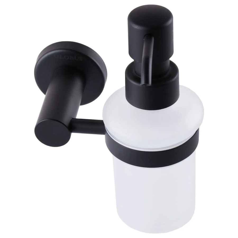 Дозатор рідкого мила Globus Lux BS8433 чорний матовий SUS304 - фото 2