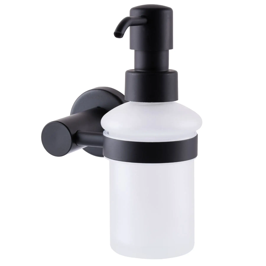 Дозатор рідкого мила Globus Lux BS8433 чорний матовий SUS304 - фото 1