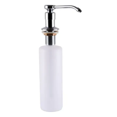 Дозатор жидкого мыла HOTEC 13.141 врезной в мойку, латинный, пласт. колба 350 мл.