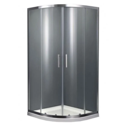 Душевая кабина Primera Frame SHQC51106, раздвижная - четверть круга 100*100 - хром/прозрачное стекло