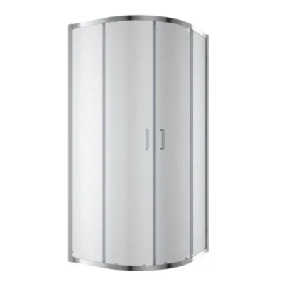 Душевая кабина раздвижная, полукруглая KOLLERPOOL LINE ARC 900*900мм, хром, стекло 6мм