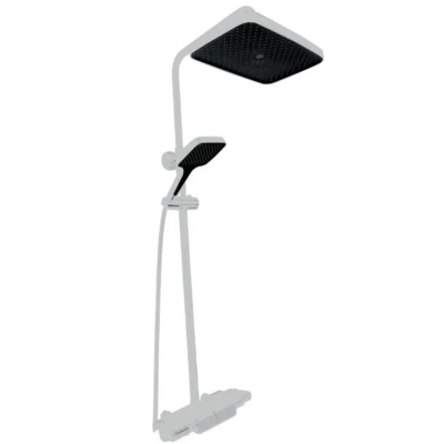 Душевая колонна в комплекте белая AIM DG10745 frosted white