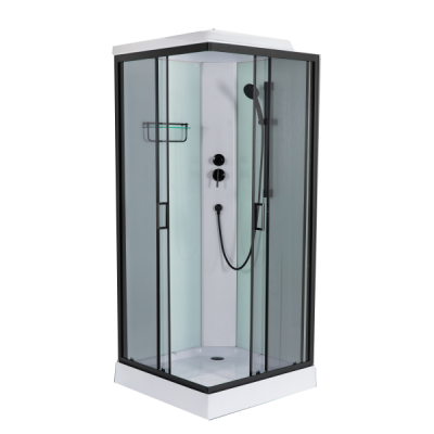 Душевая комната 90*90*215 мил.кв. подон Poli.black-HL