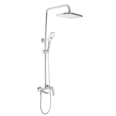 Душевая система универсальная Qtap Tern, Chrome (k30) на три потребителя (с изливом) QTTER111CRM47591