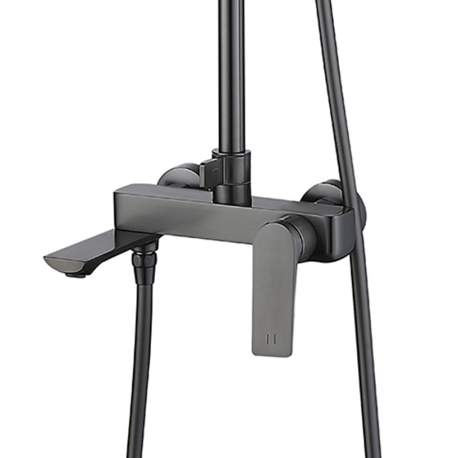 Душевая система Qtap Vlasta New QTVLA111GMB45651 Gunmetal Black - фото 4
