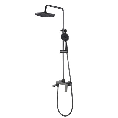 Душевая система Qtap Vlasta New QTVLA111GMB45651 Gunmetal Black