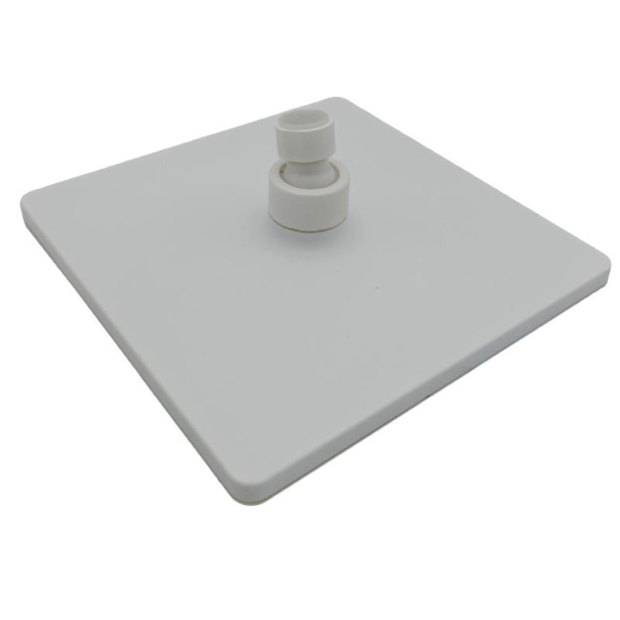 Душова стійка в комплекті, біла AIM DG01144-5 frosted white - фото 4