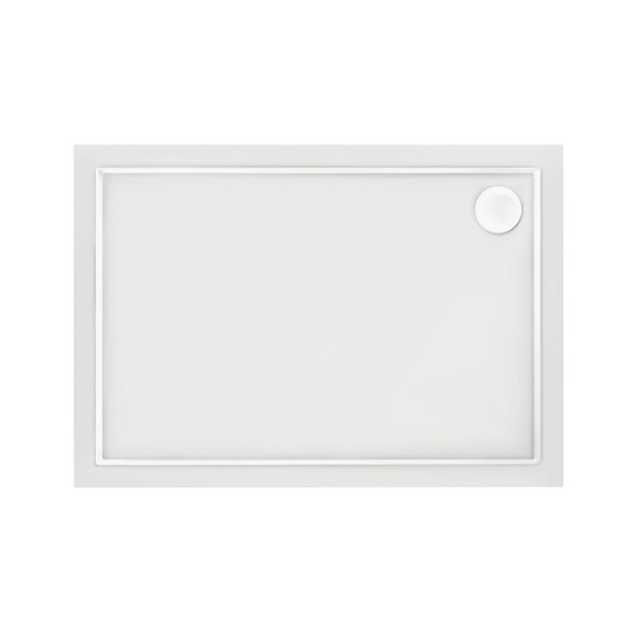 Душевой поддон Qtap Tern 3012812, 120x80x12см прямоугольный, акриловый + ножки, диаметр слива 90мм. - фото 3