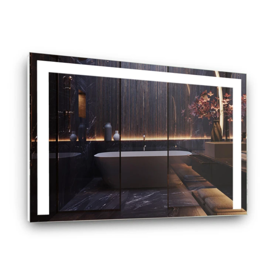 Дзеркало HOLDEN 800*600 (вимикач, кріплення універсал) - фото 1