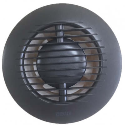 Электровентилятор E-EXTRA EAT100A, Ø100мм с крышкой, шариковым подшипником, антрацит (8)