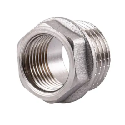 Футорка никелированная 1/2" 3Р х 3/8" ВР штампованная А0752А