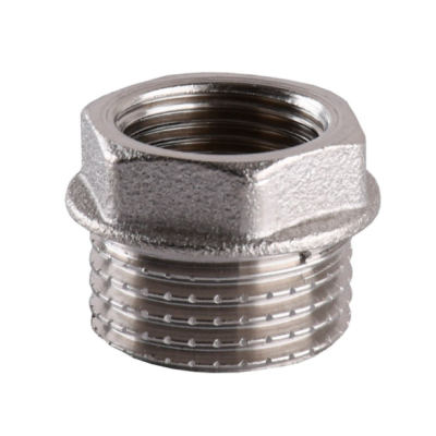 Футорка никелированная 1/2" 3Р х 3/8" ВР штампованная А0752А