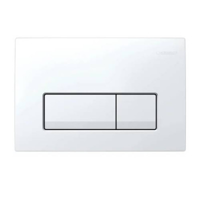 Клавиша смыва Geberit 115.119.11.1. Delta 50 с двойным смывом: Альпийский белый генец