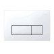 Клавиша смыва Geberit 115.119.11.1. Delta 50 с двойным смывом: Альпийский белый генец