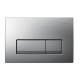 Клавиша смыва Geberit Delta50 115.137.43.1 с двойным смывом, матовый хром