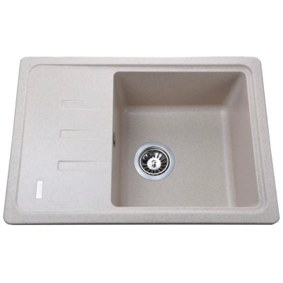 Гранитная мойка Globus lux MONO Песчаный 620*435мм А0004