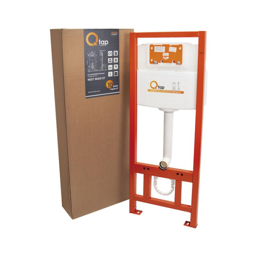 Инсталляция для подвесного унитаза Qtap Nest ST 1120/1290 х 425 х 155/235 mm, 18/23 cм - фото 6