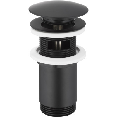 Клапан Armatura сливной Клик-Клак черный 660-254-81