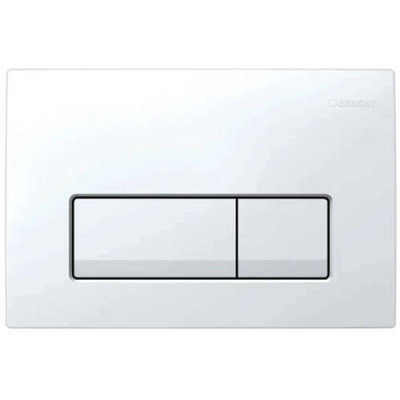 Клавиша смыва GEBERIT 115.119.11.1. Delta 20 с двойным смывом: Альпийский белый генец