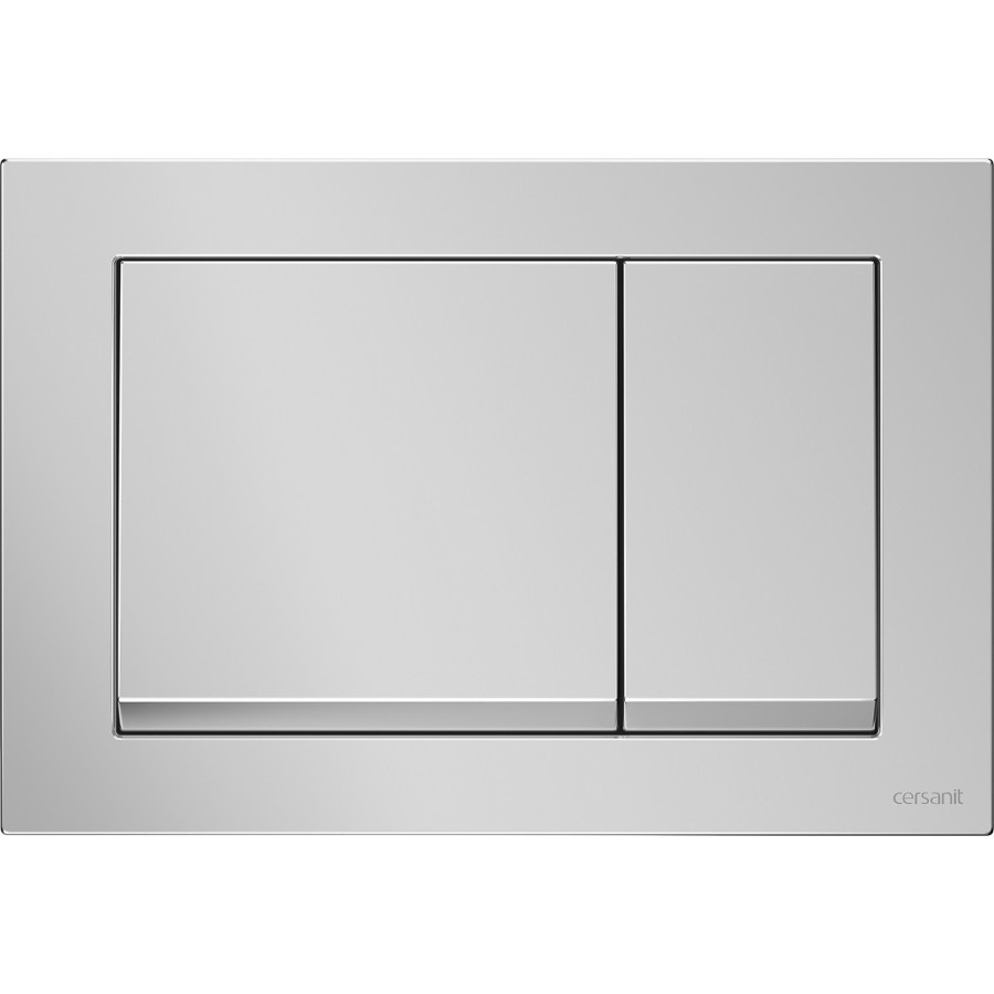 Кнопка смыва Cersanit Enter 2 матовый хром - фото 1