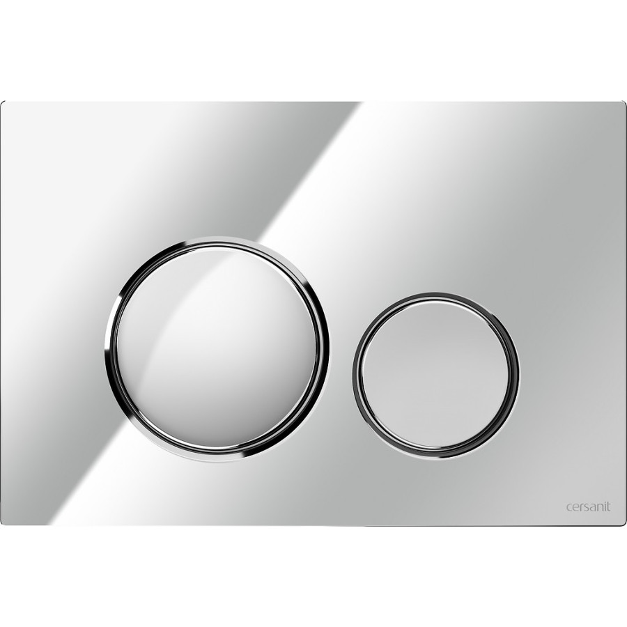 Кнопка смыва Cersanit Luna глянцевый хром - фото 1