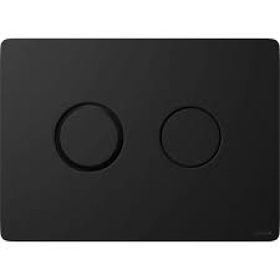 Кнопка смыва пневматическая Cersanit Accento черная матовая