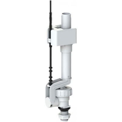 Кран наполняющий для бачка унитаза усиленный 1/2" нижнее подключение, пластик K.K.POL ZND/111