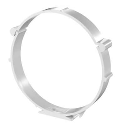 Крепление круглого воздуховода д125мм