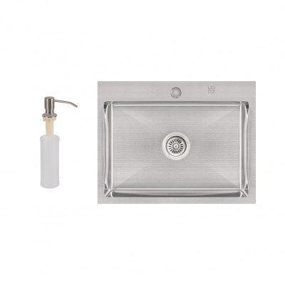 Кухонная мойка Lidz LH5845 Brush 3.0/0.8 mm