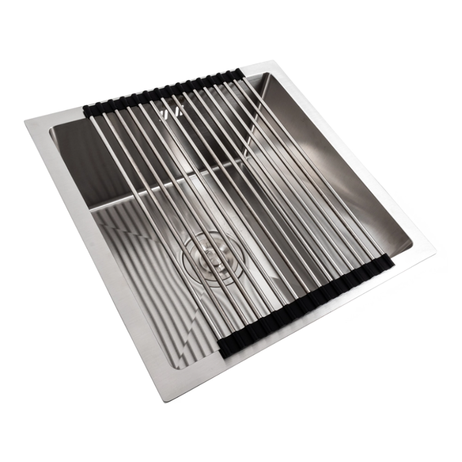 Кухонна мийка мийка нержавійка (Work station) Platinium Handmede СМ 44*44  - фото 11