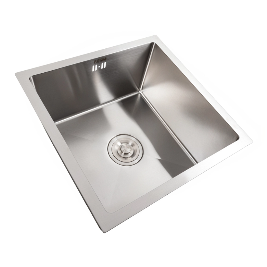 Кухонна мийка мийка нержавійка (Work station) Platinium Handmede СМ 44*44  - фото 5