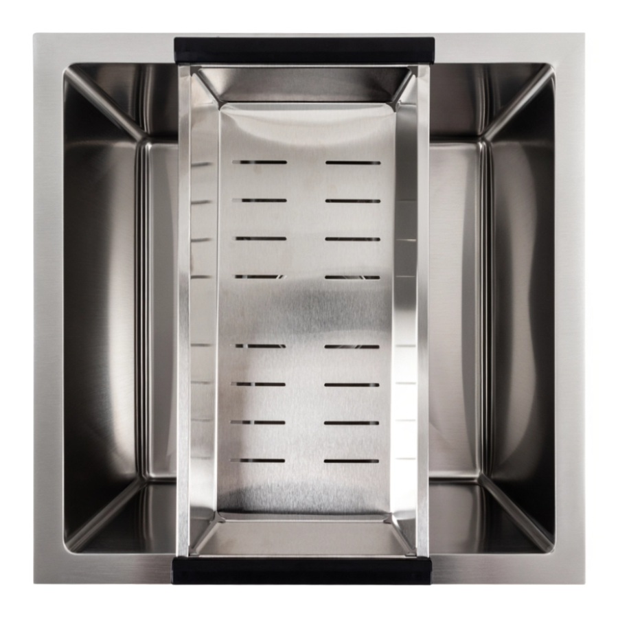 Кухонна мийка мийка нержавійка (Work station) Platinium Handmede СМ 44*44  - фото 8