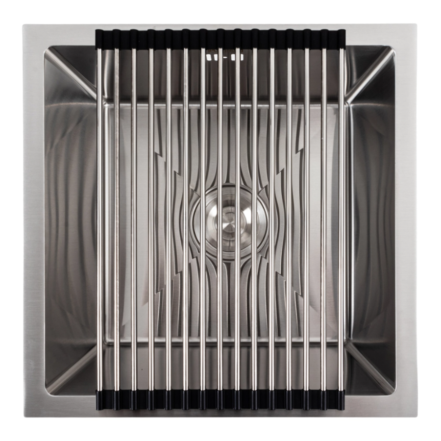 Кухонна мийка мийка нержавійка (Work station) Platinium Handmede СМ 44*44  - фото 10
