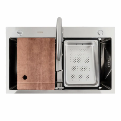 Кухонная мойка нержавеющая мойка (Work station) Valeso Handmede СМ 75*46B