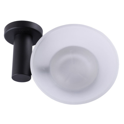 Мыльница Globus Lux BS8408 черная матовая SUS304