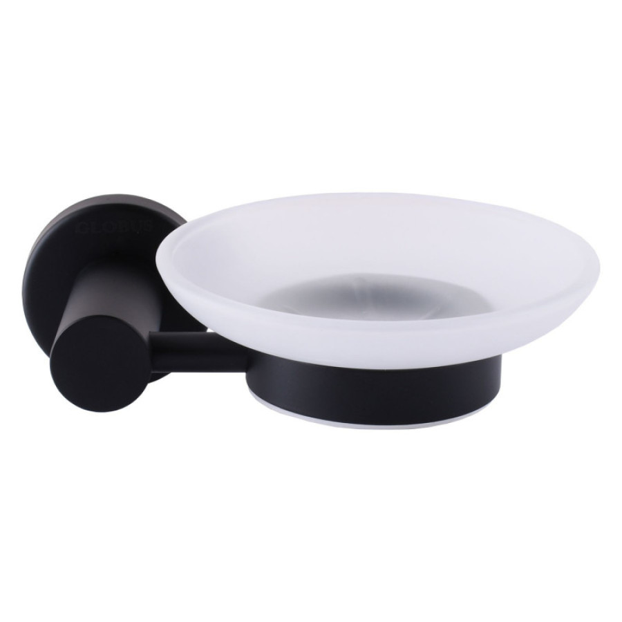 Мыльница Globus Lux BS8408 черная матовая SUS304 - фото 3