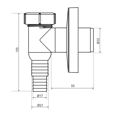 Минисифон OPTIMUM для стиральной машины OPTI-10000