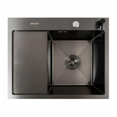 Мойка PVD черная Valeso Handmade (3,0/0,8) CM 58*48 R