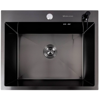 Мойка PVD черная Valeso Handmade DECOR (3,0/0,8) 60*50