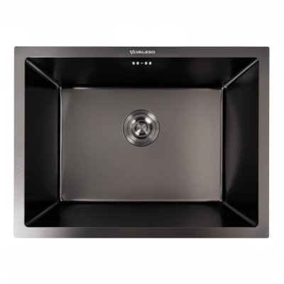 Мойка PVD черная монтаж под столешницу Valeso Handmade 58*43 (3.0/0.8)
