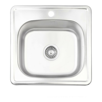 Мойка для кухни Lidz 4848 Satin 0.6 мм