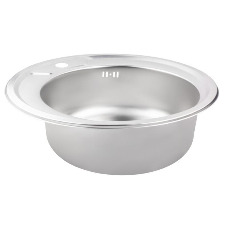 Мийка для кухні Lidz 490-А Micro Decor 0,8мм - фото 4