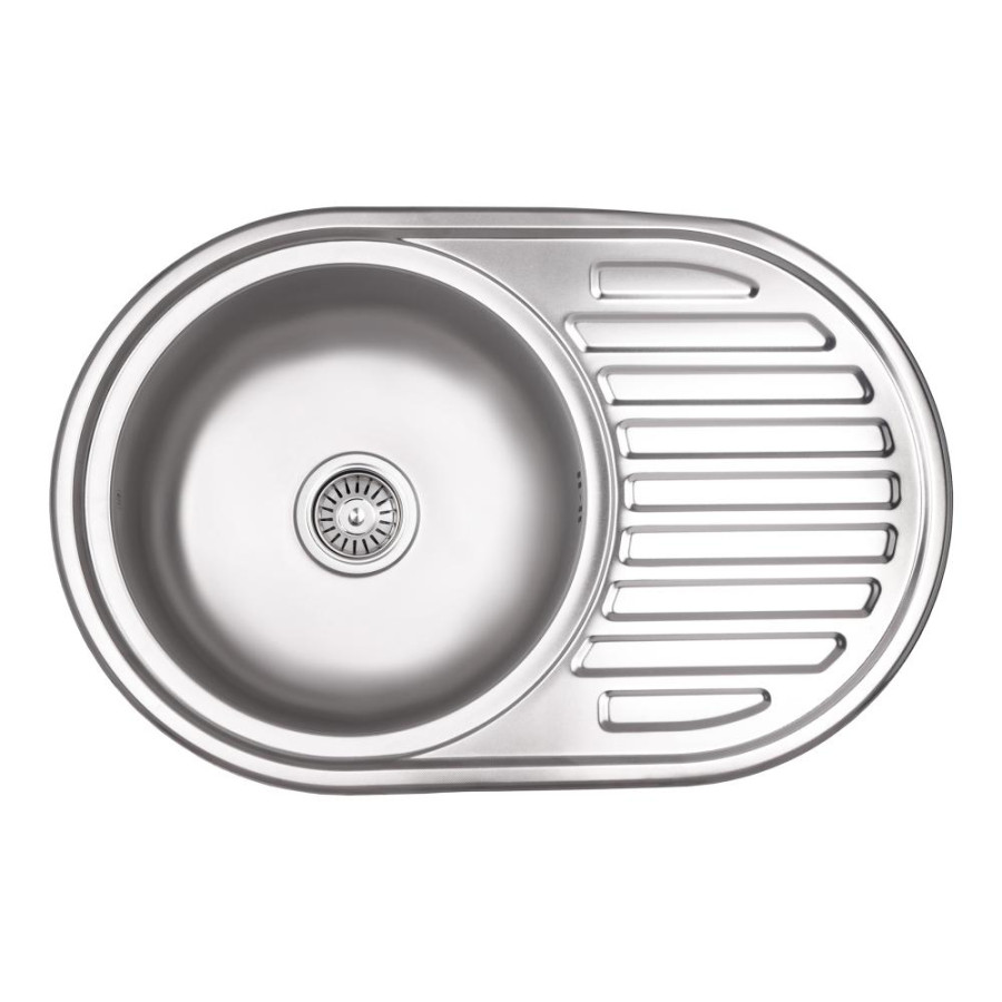 Мийка для кухні Lidz 7750 Micro Decor 0,8мм - фото 1